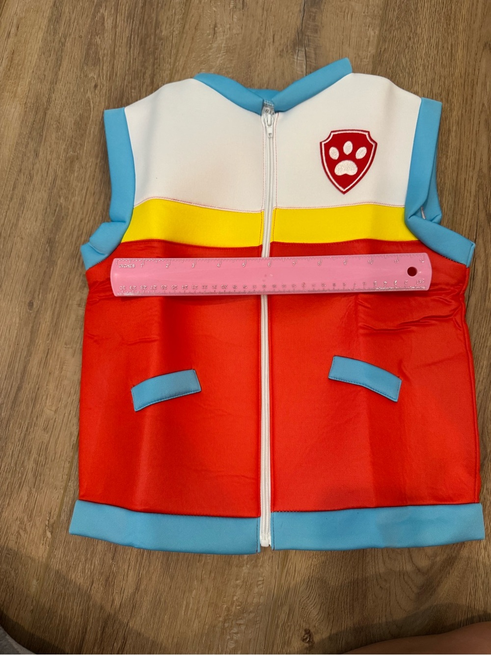 Kids Red & Light Blue Paw Patrol-Inspired Costume Vest